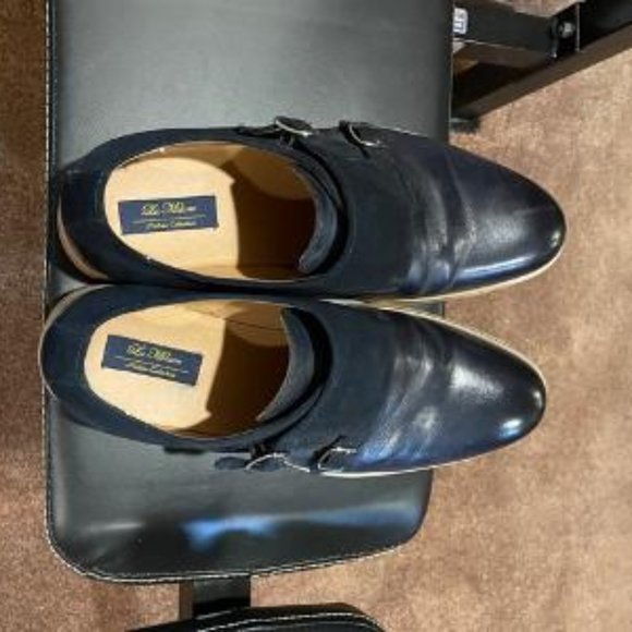 La Milano Men's Blue Dress Shoes (Pre-Owned) - Picture 2 of 3